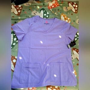 Natural Uniforms Purple Scrub Set